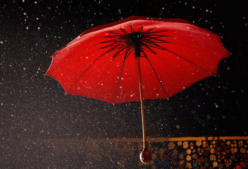 淋了雨的中国传统古风油纸伞飞舞在空中,高清,摄影图,摄影图片,图片大全,摄影图免费下载